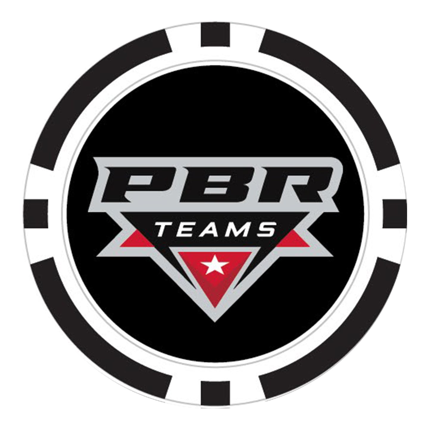 Kansas City Outlaws Ball Marker - PBR Teams Logo Back View
