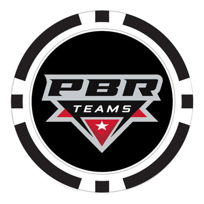 Kansas City Outlaws Ball Marker - PBR Teams Logo Back View