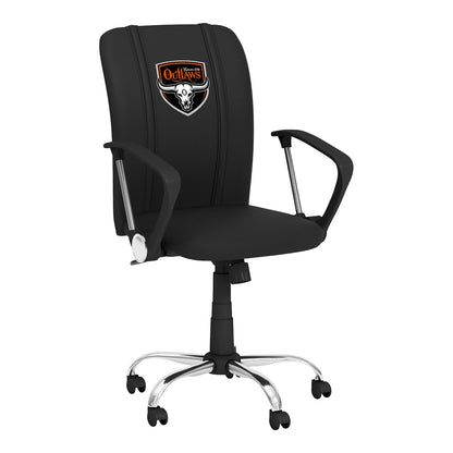 Kansas City Outlaws Curve Task Chair - Angled Front Right View