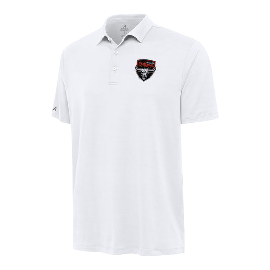PBR x Antigua Kansas City Outlaws Reprocess Polo - White