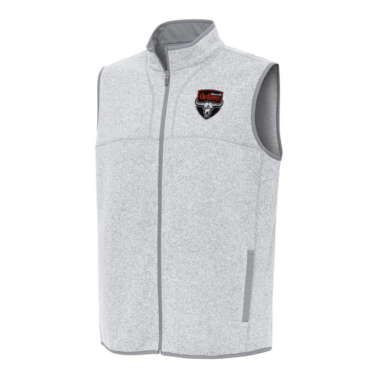 PBR x Antigua Kansas City Outlaws Fortune Vest - Light Grey Heather