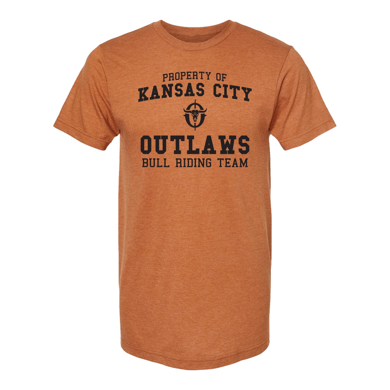 Kansas City Outlaws Collegiate T-Shirt - Front View