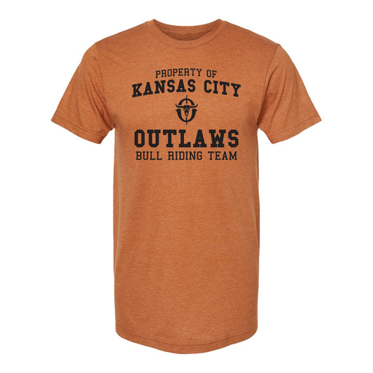 Kansas City Outlaws Collegiate T-Shirt - Front View