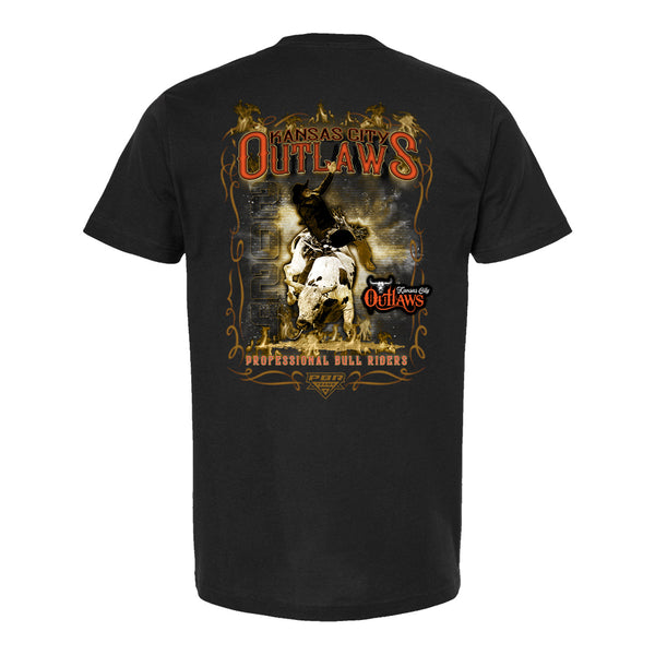 Kansas City Outlaws 2024 Event T-Shirt - Back View