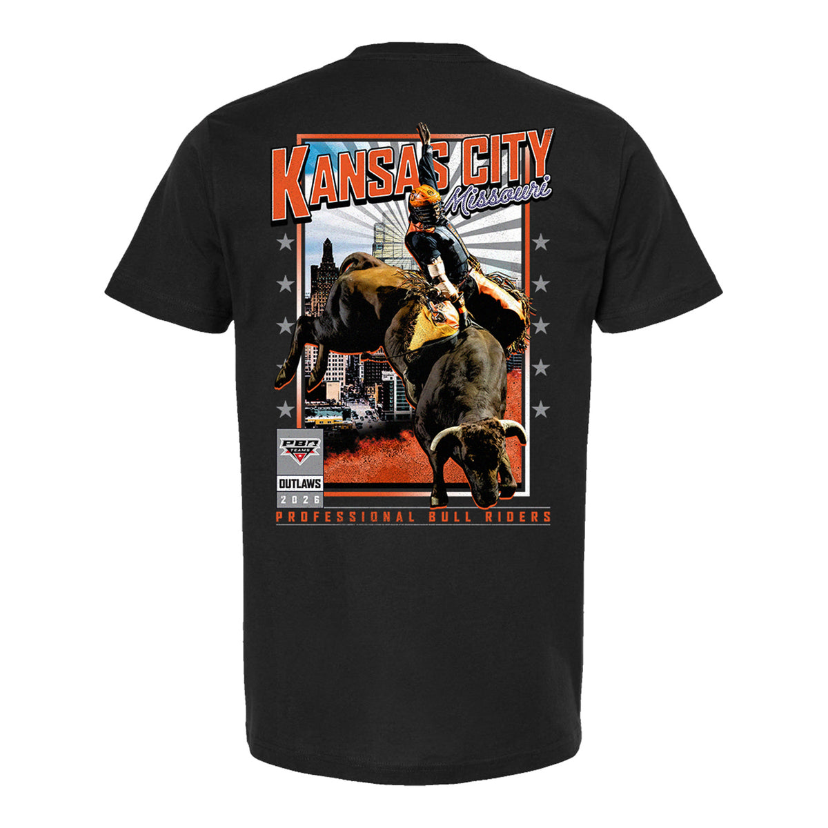 PBR Teams 2026 Outlaw Days T-Shirt - Black