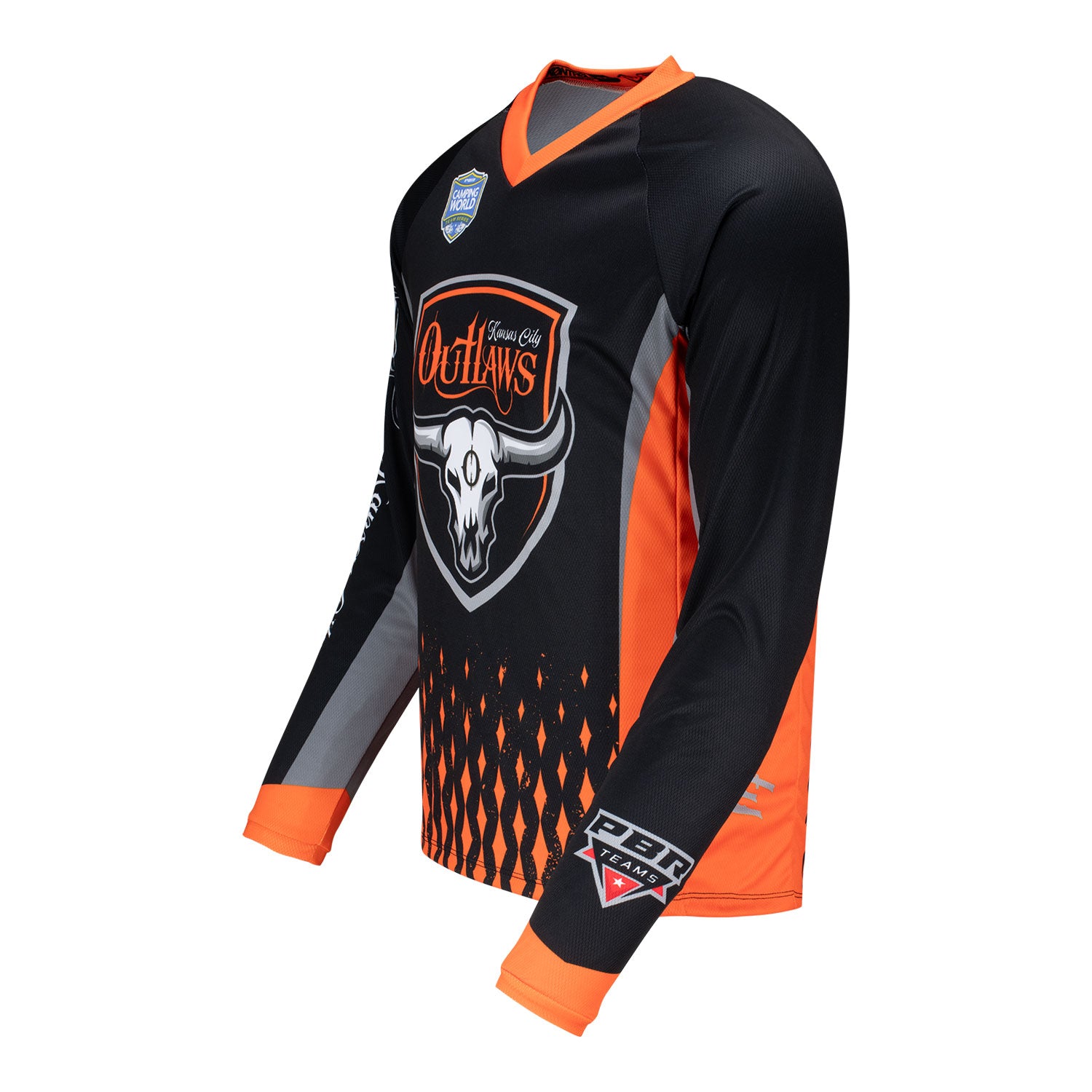 Kansas City Outlaws Jersey - Angled Left Side View