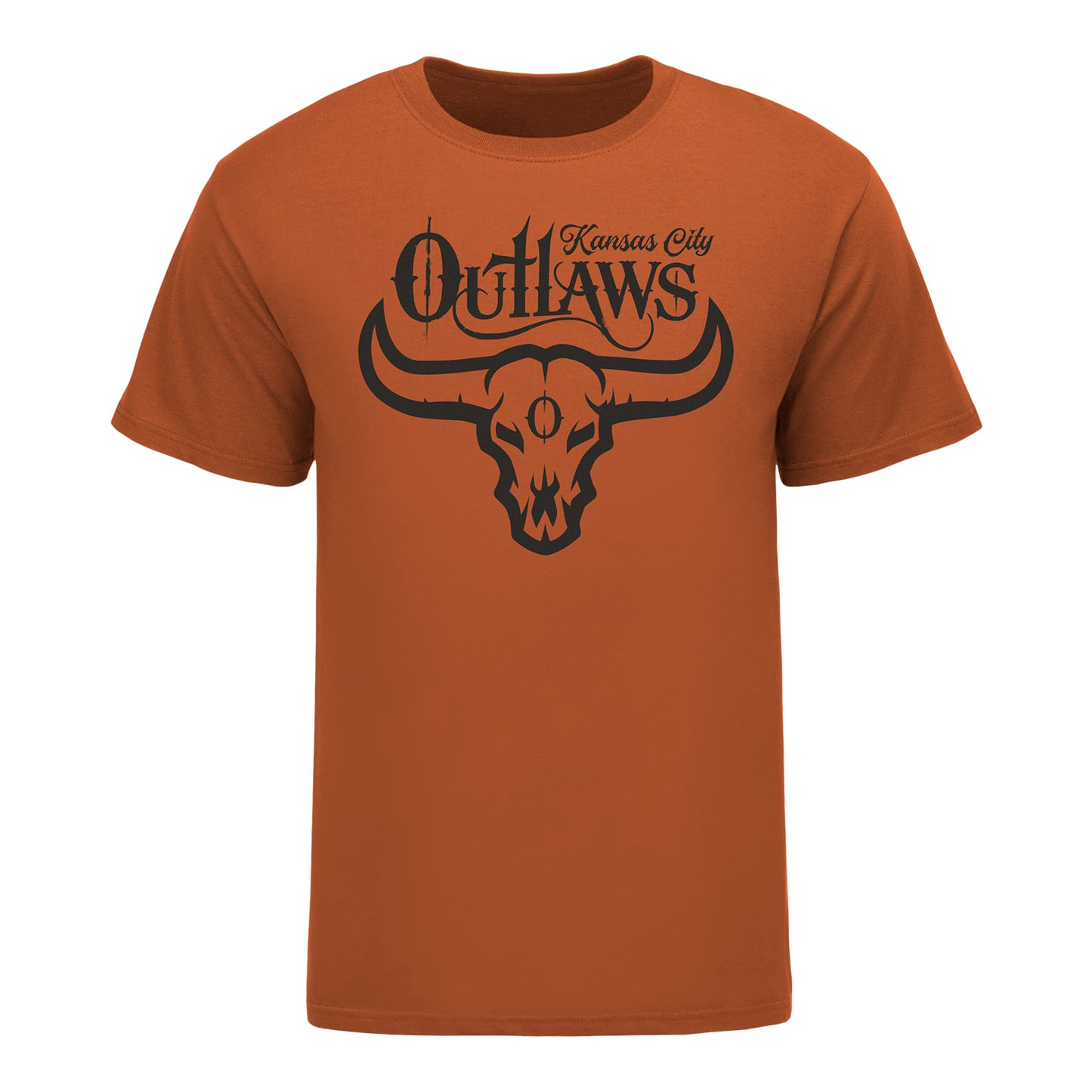 Youth Kansas City Outlaws Logo T-Shirt - Orange