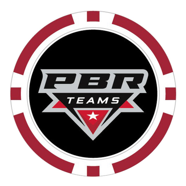 PBR Missouri Thunder Ball Marker - PBR Teams Logo Back View