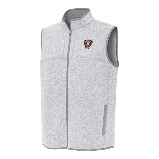 PBR x Antigua Missouri Thunder Fortune Vest - Light Grey Heather
