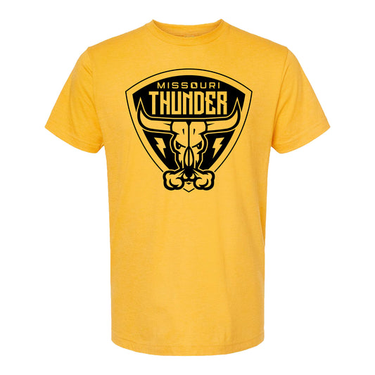 Missouri Thunder Logo T-Shirt - Yellow