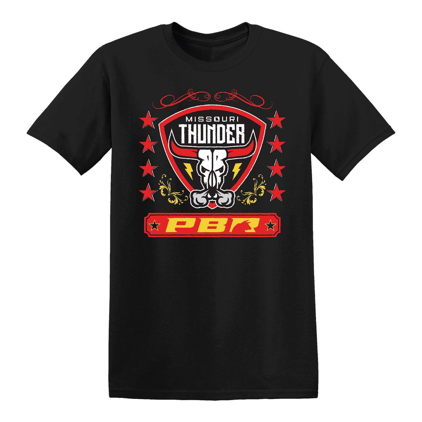 Missouri Thunder Crest T-Shirt - Black