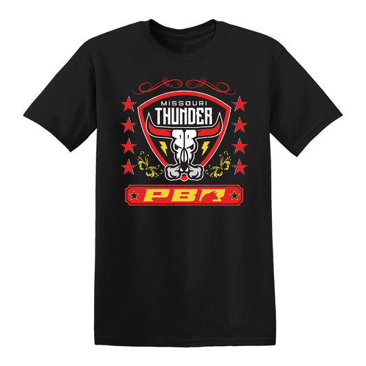 Missouri Thunder Crest T-Shirt - Black