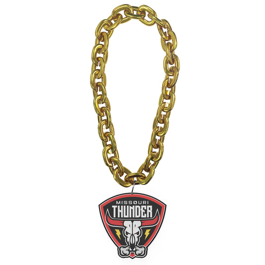 Missouri Thunder 3D Foam Fan Chain - Gold