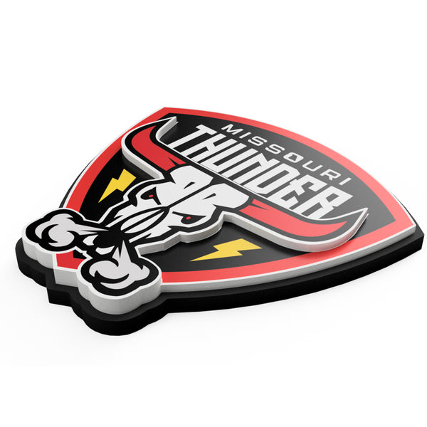 Missouri Thunder 3D Foam - Fan Chain - Red - Pendant View