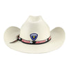 Nashville Stampede Patch in Blue, White and Gold - On-Hat View