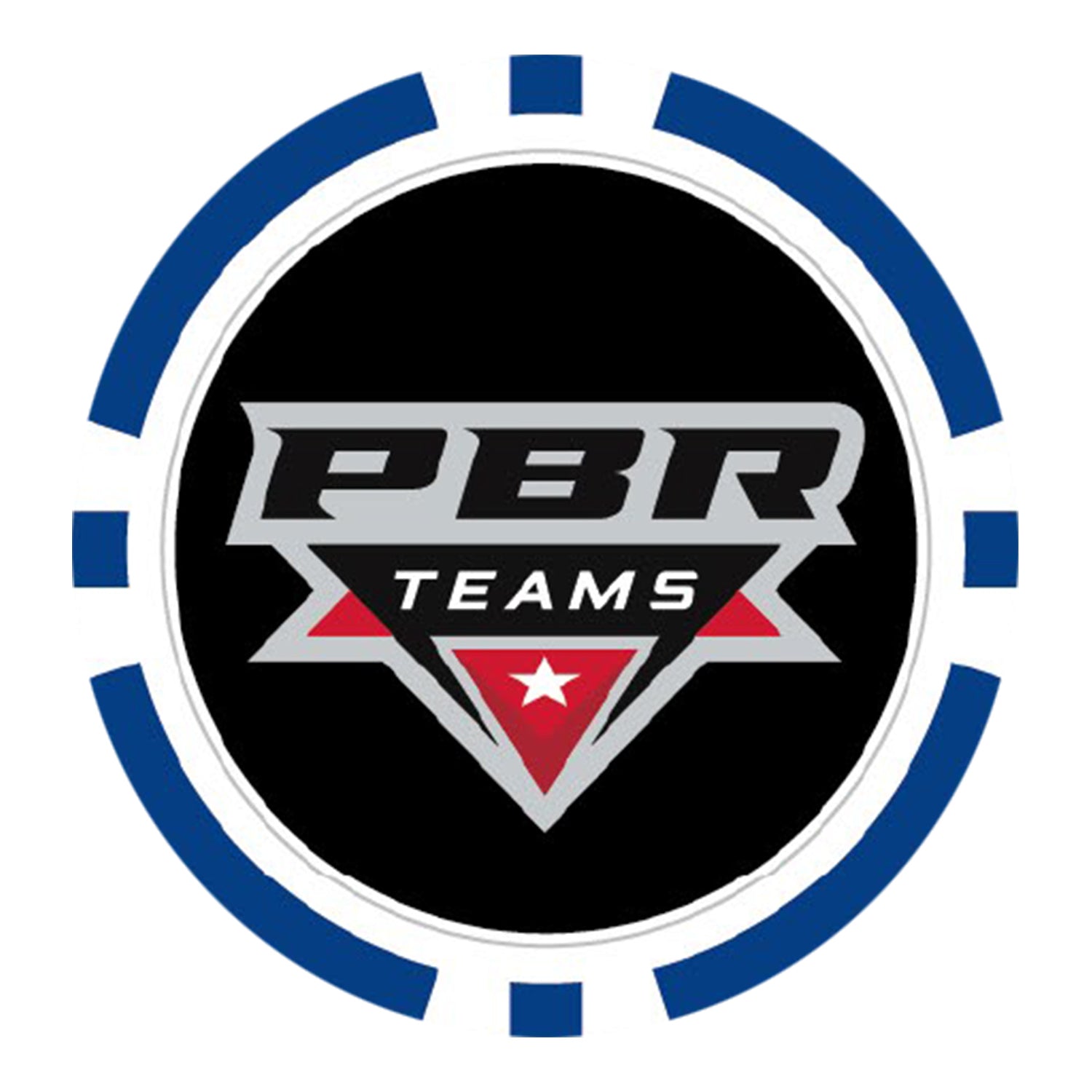 PBR Nashville Stampede Ball Marker - PBR Teams Logo Back View