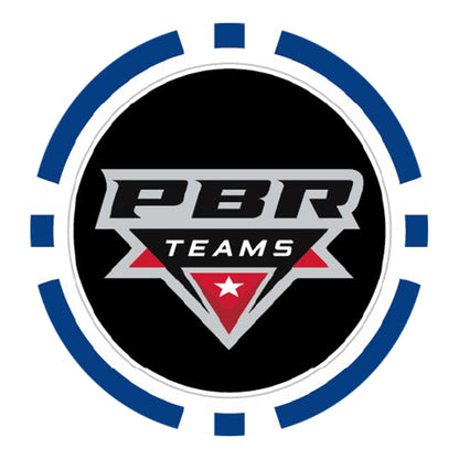 PBR Nashville Stampede Ball Marker - PBR Teams Logo Back View