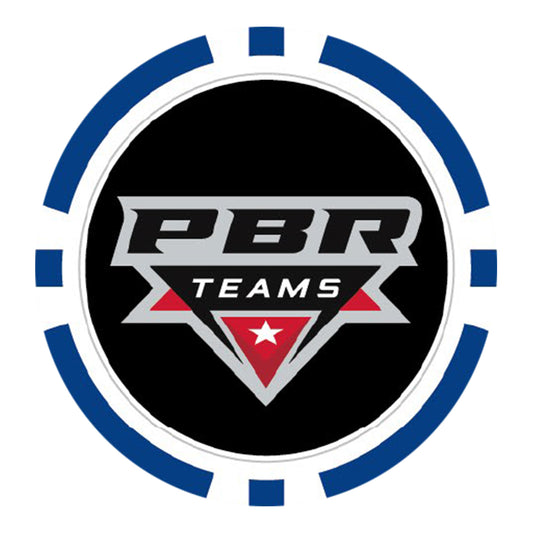 PBR Nashville Stampede Ball Marker - PBR Teams Logo Back View