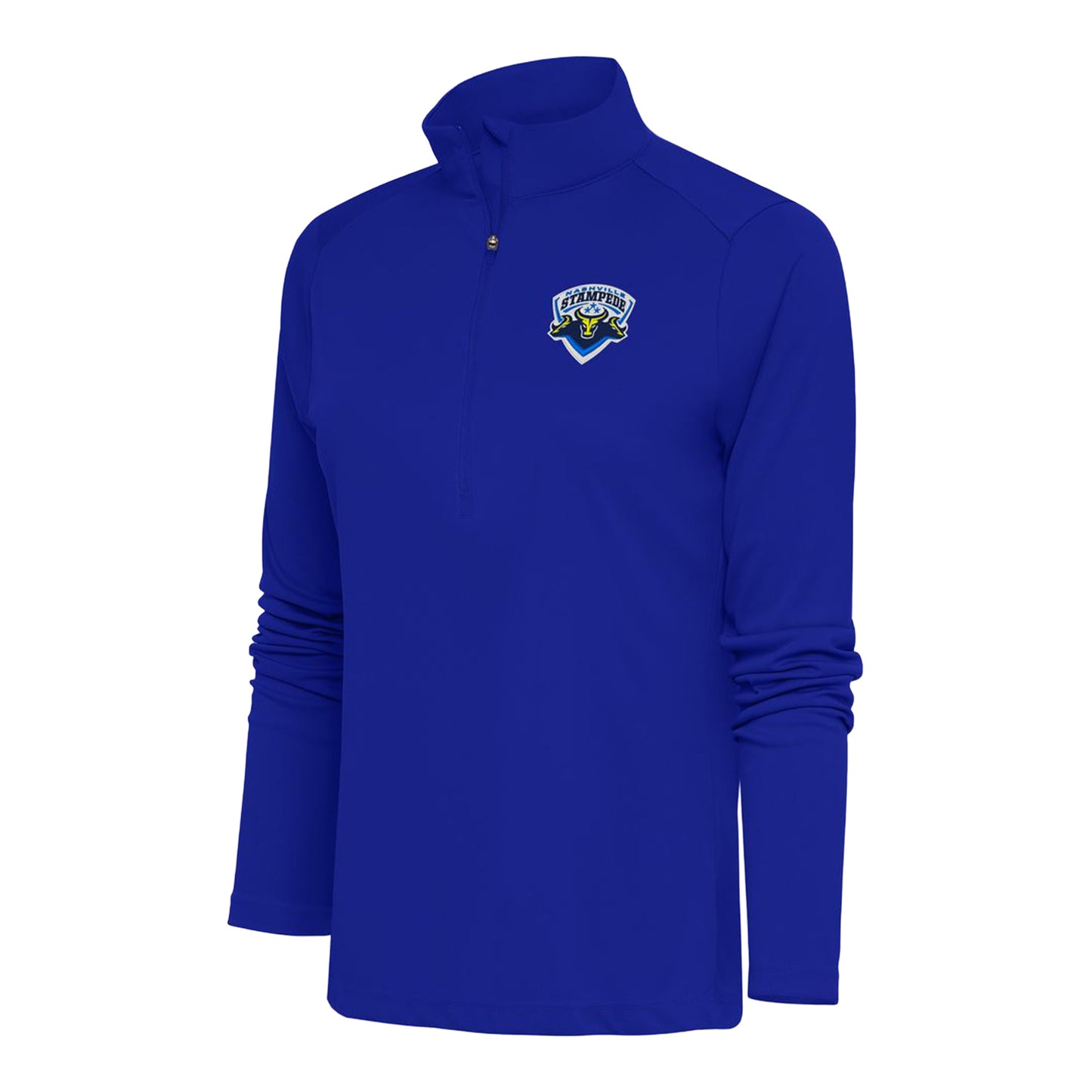 Ladies Nashville Stampede Tribute 1/4 Zip Pullover - Front View