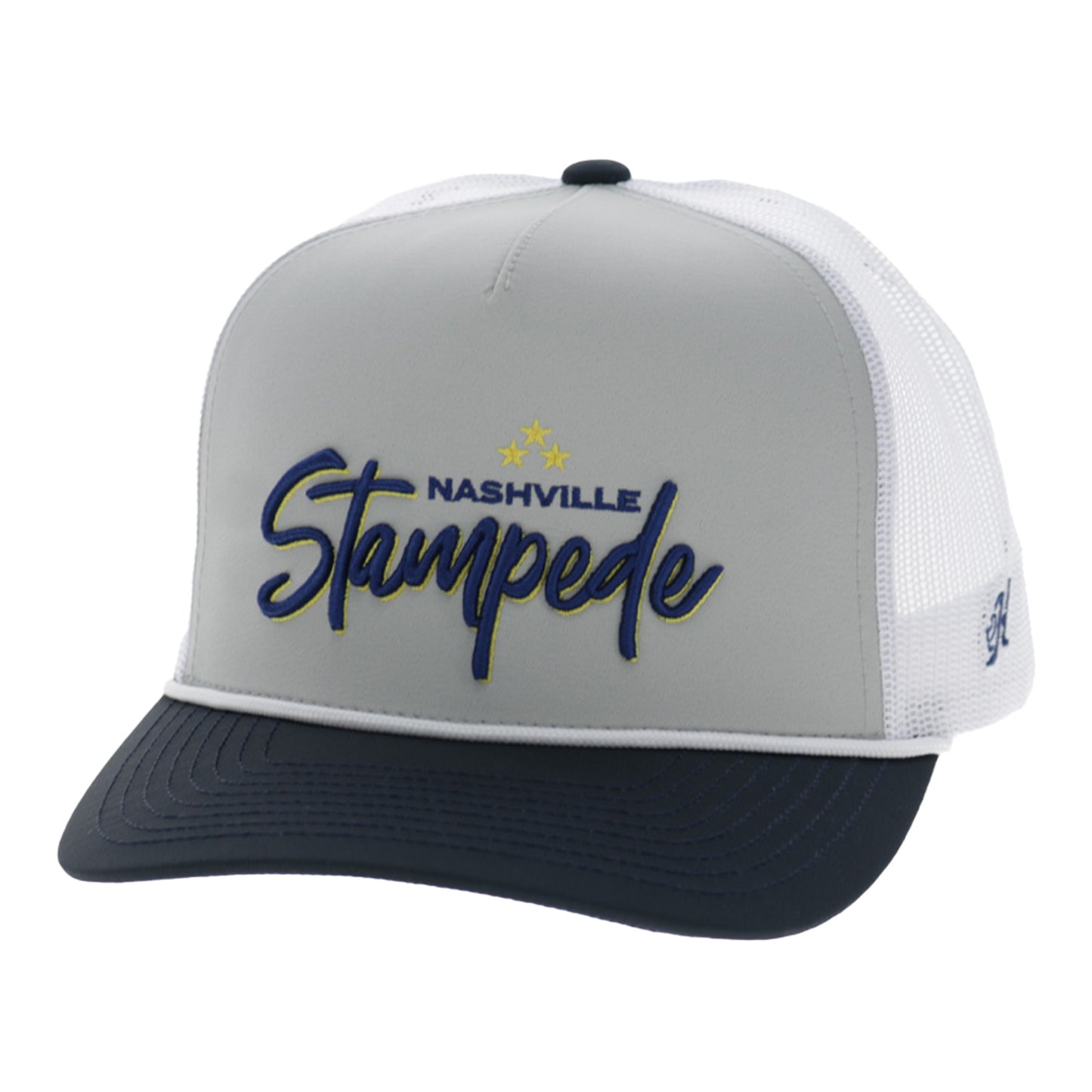 Nashville Stampede Hooey Rope Hat - Grey