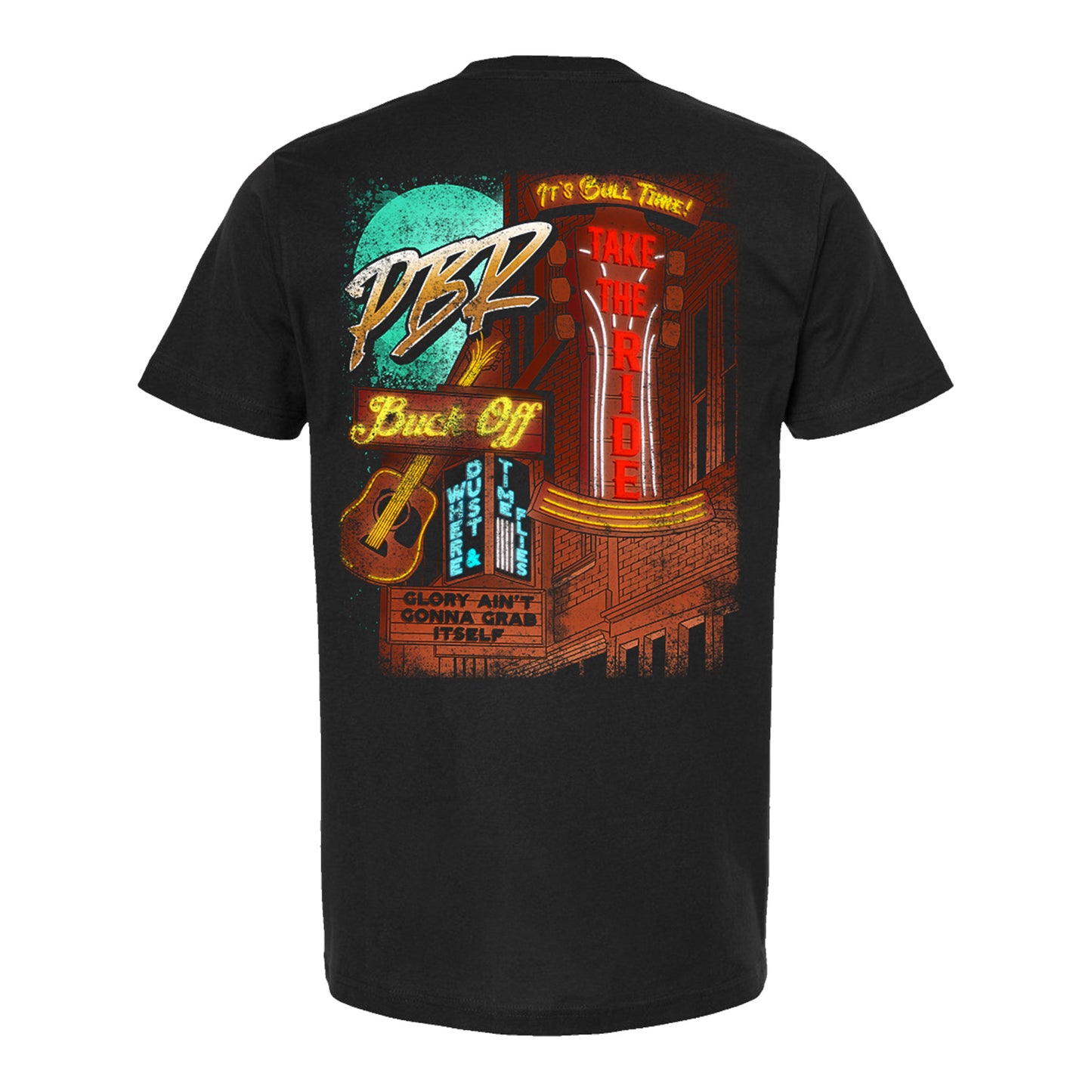 PBR Teams Nashville Neon Bar Sign T-Shirt - Black
