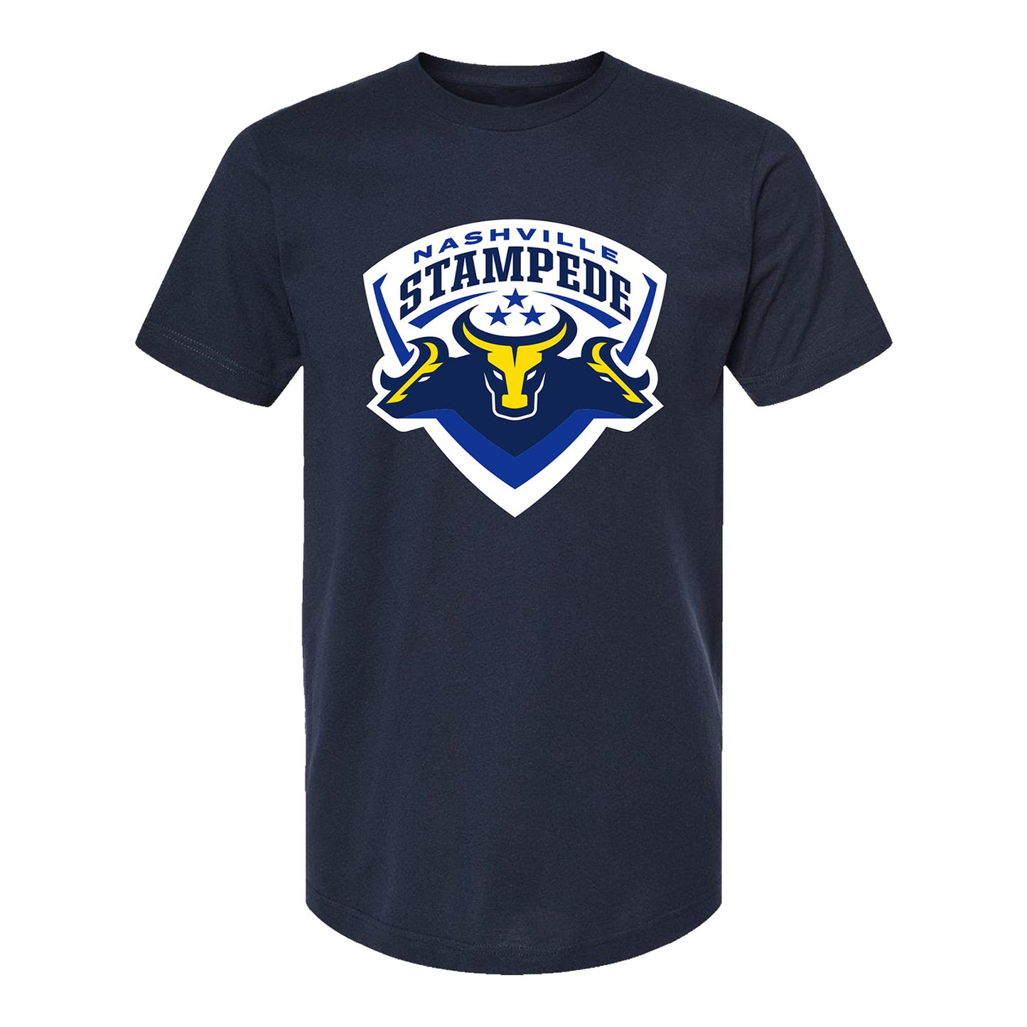 Nashville Stampede Logo T-Shirt - Navy
