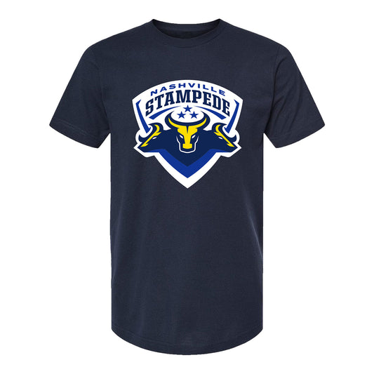 Nashville Stampede Logo T-Shirt - Navy