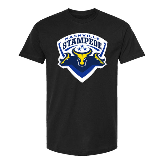Nashville Stampede Logo T-Shirt - Black