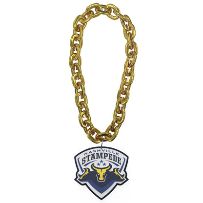 Nashville Stampede 3D Foam Fan Chain - Gold