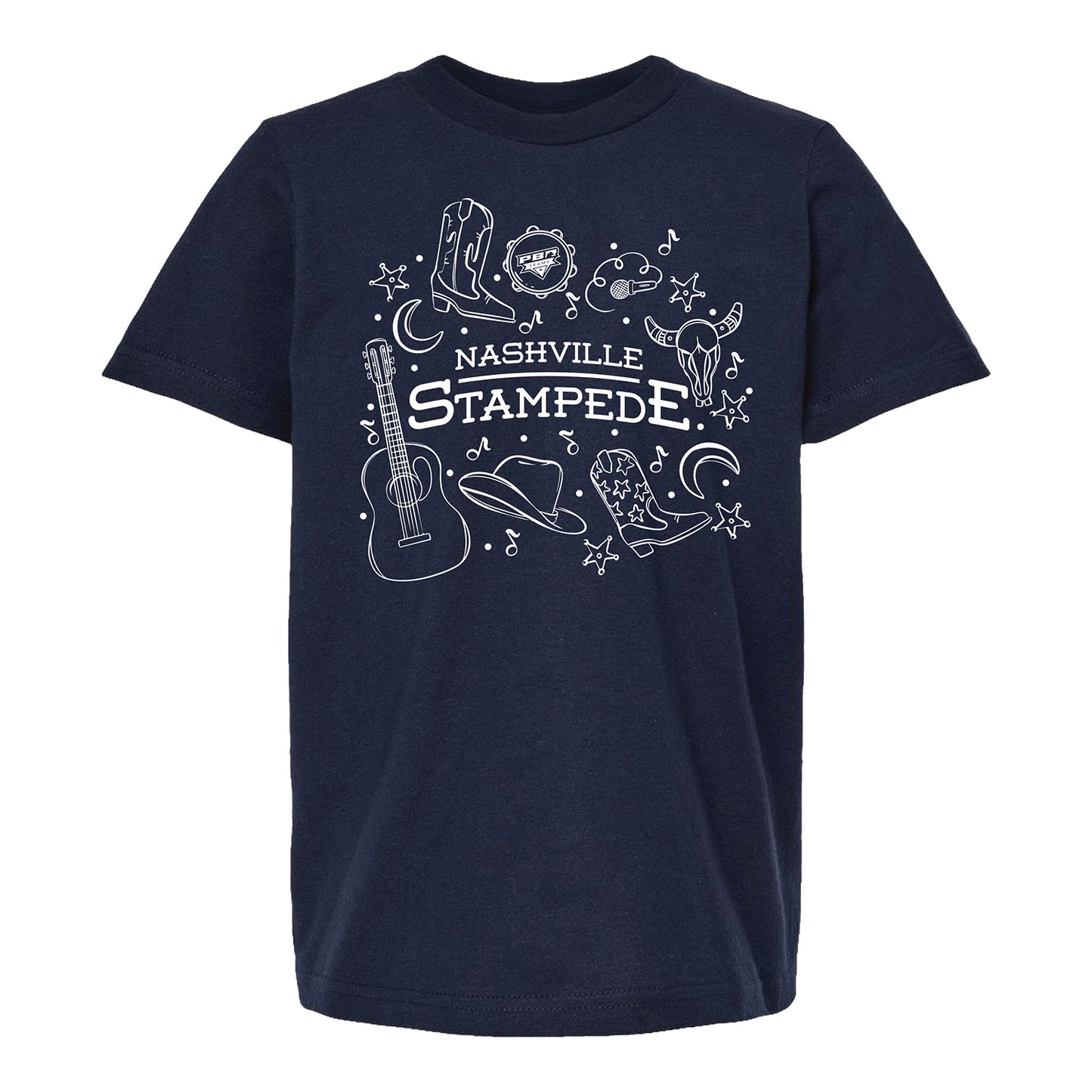 Youth Stampede Icon T-Shirt - Navy