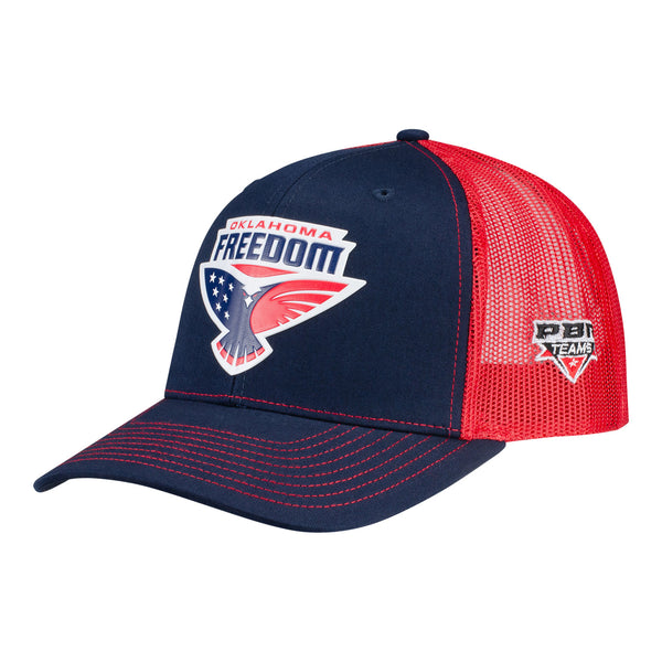 Oklahoma Freedome 112 Trucker Hat - Front View Left Side