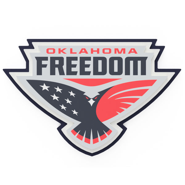 Oklahoma Freedome 3D Foam Fan Chain - Pendant View