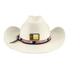 Texas Rattlers Icon Hat Patch in Gold and White - On Hat View