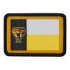 Texas Rattlers Icon Hat Patch in Gold and White - Front View
