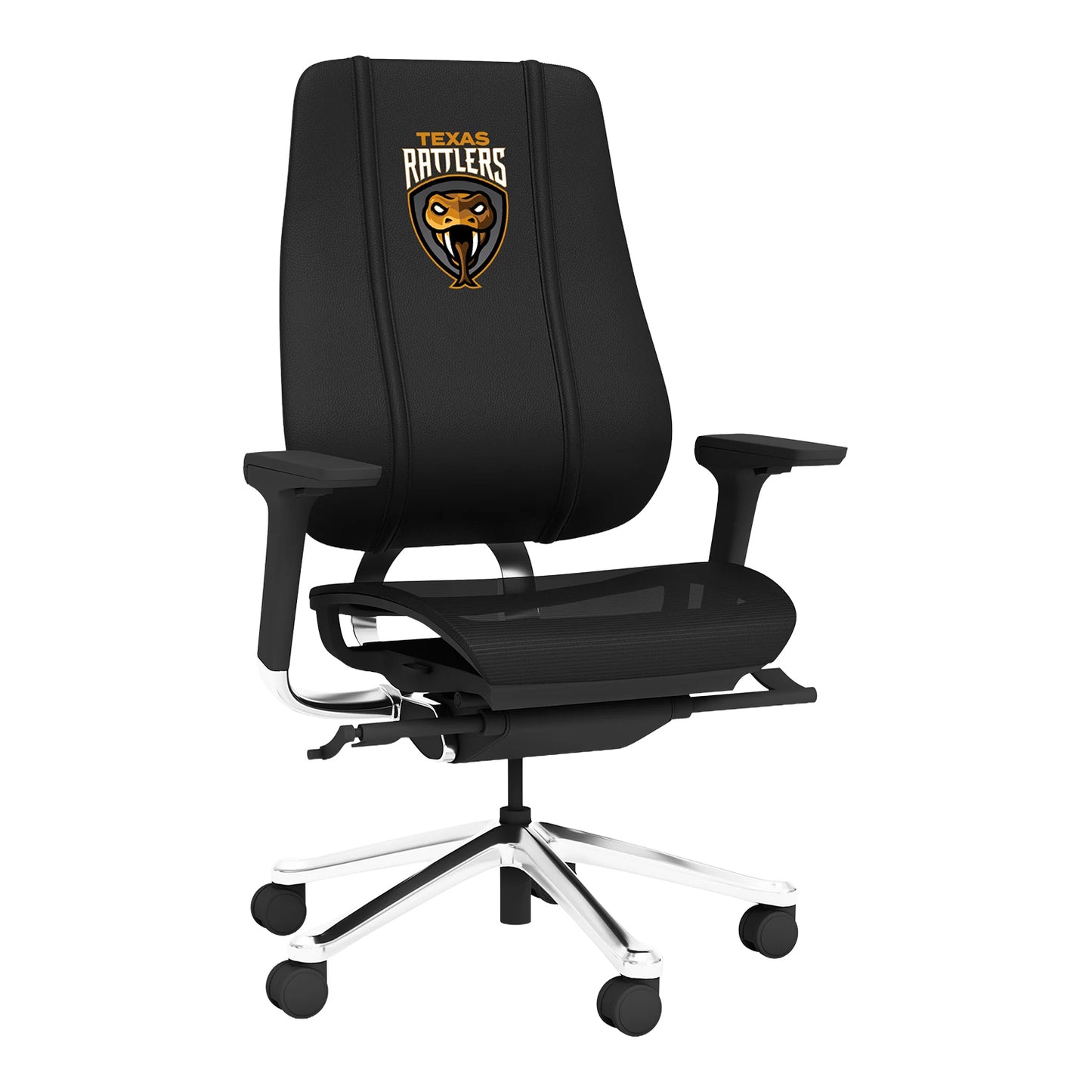 Texas Rattlers Phantom X Mesh Chair - Angled Front Right View