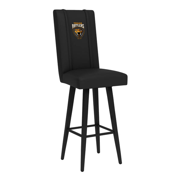 Texas Rattlers Swivel Barstool - Angled Front Right View