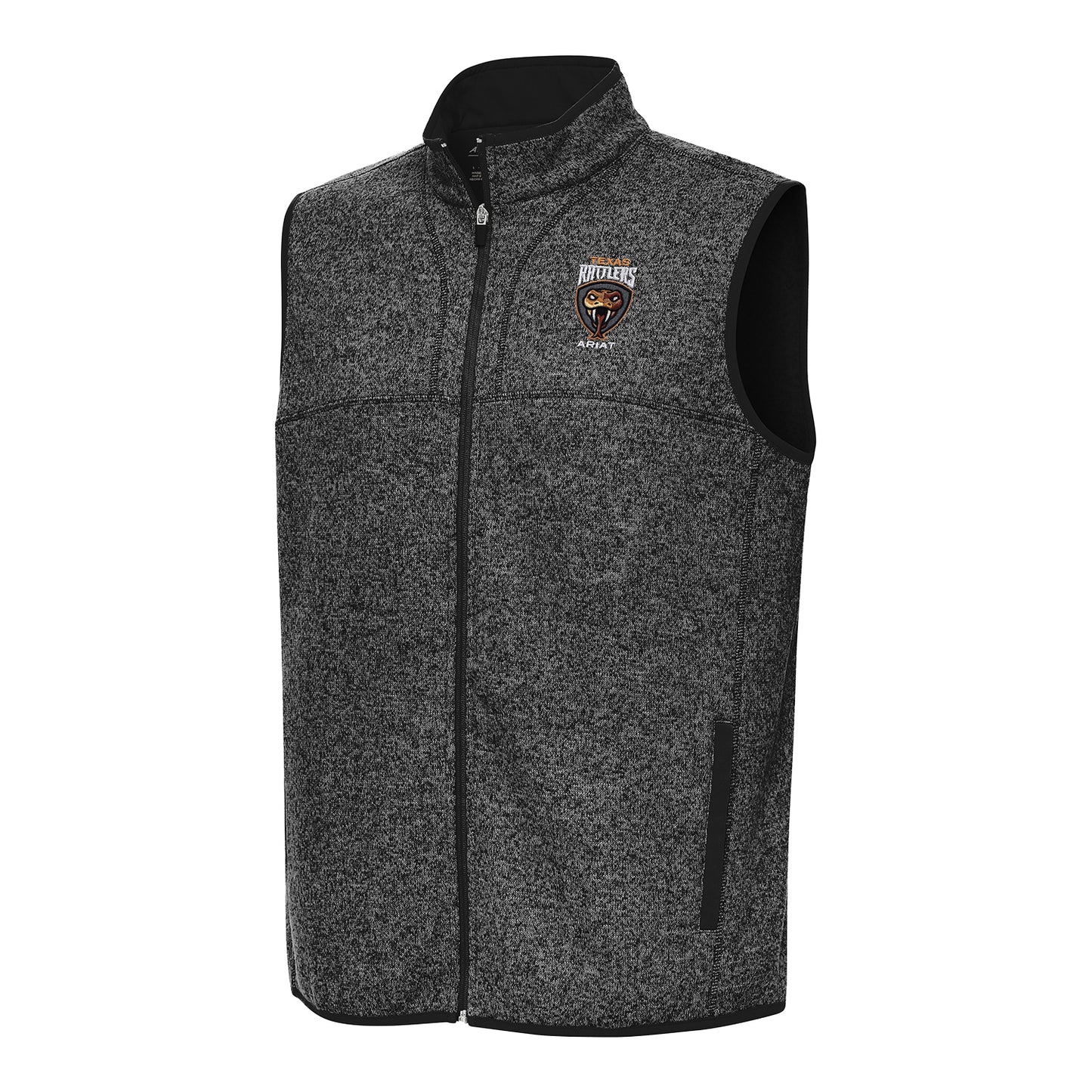 PBR x Antigua Texas Rattlers Fortune Vest - Black Heather