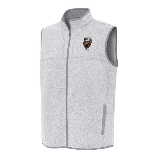 PBR x Antigua Texas Rattlers Fortune Vest - Light Grey Heather