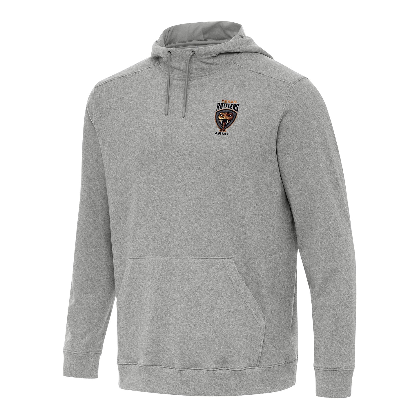 PBR x Antigua Texas Rattlers Cloud Pullover Hoodie - Grey Heather