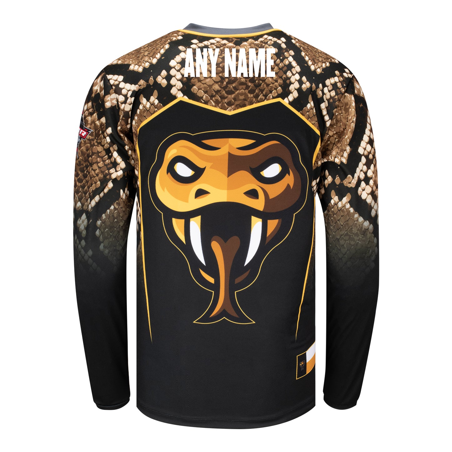 Texas Rattlers Personalized Jersey - Back "Any Name View"