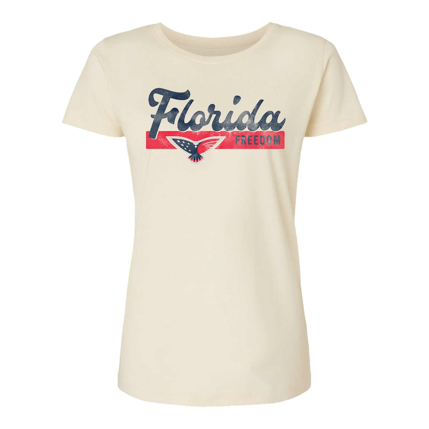 PBR Ladies Florida Freedom T-Shirt - Natural