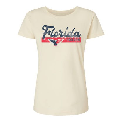 PBR Ladies Florida Freedom T-Shirt - Natural