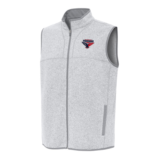 PBR x Antigua Florida Freedom Fortune Vest - Light Grey Heather