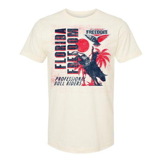 PBR Florida Freedom Silhouette T-Shirt - Natural