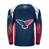 Florida Freedom Personalized Jersey in Navy, White and Red - Back View, Blank