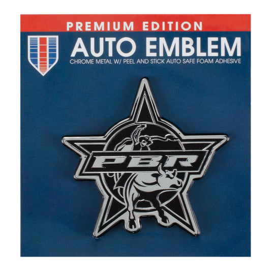 PBR Star Logo Chrome Auto Emblem