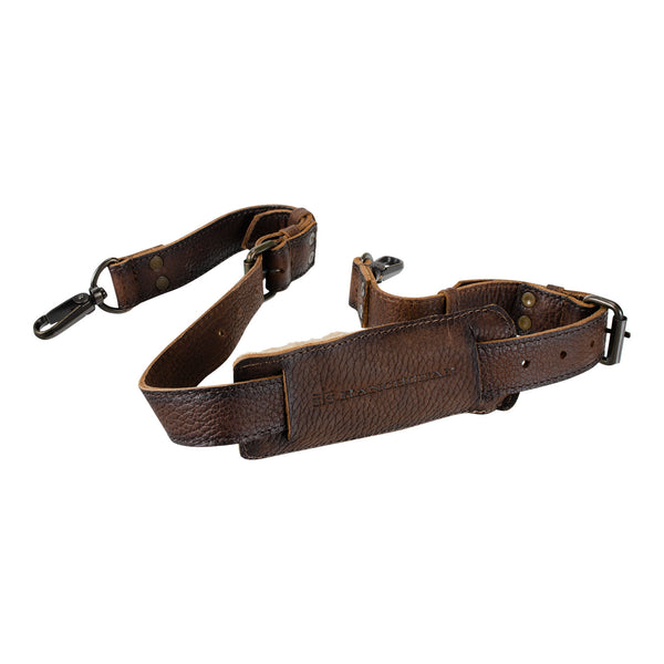 Canvas Rifle Case - Leather Strap View