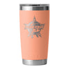 PBR UTB YETI® Rambler 20 oz. Country Peach Tumbler with MagSlider™ Lid