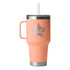 PBR UTB YETI® Rambler 30 oz. Country Peach Tumbler with MagSlider™ Lid - Front View