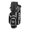 PBR Golf Bag With Stand - Black - Front View, Stand Closed